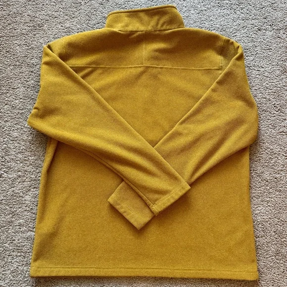 The North Face Mustard Yellow Zip Up Sweater - Picture 6 of 6